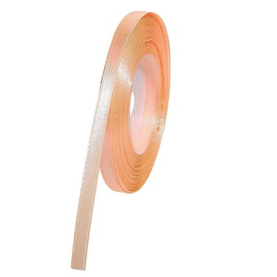 Ru325 magasin decoration fete pas de calais ruban satin 6mm peche