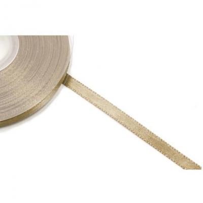 Ru325 ruban satin taupe 6mm 25m
