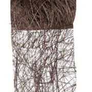 Ruban abaca chocolat 7cm x 5m (x1) REF/2847