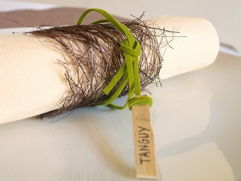 Ruban abaca chocolat 2