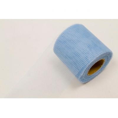 Ruban tulle bleu ciel 8cm x 20m (x1) REF/RL290