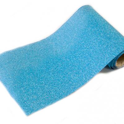 Ruban bleu turquoise pailleté (x1) REF/RU360
