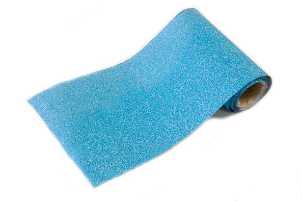 Ruban bleu turquoise paillete