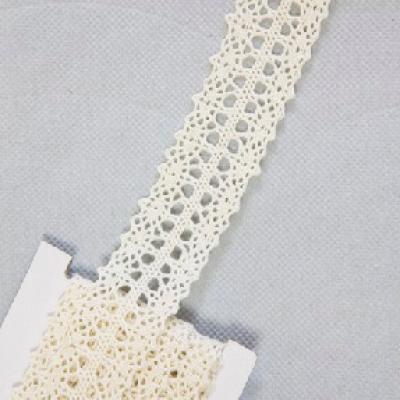 Ruban dentelle ivoire