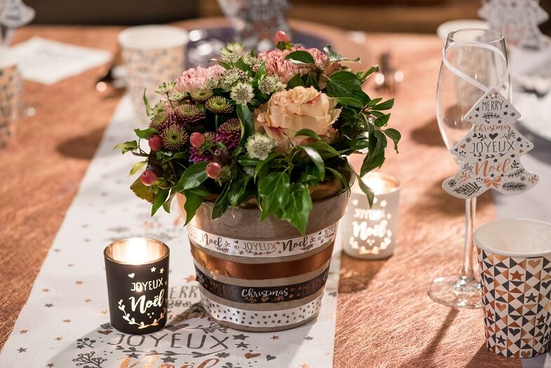 Ruban joyeux noel autocollant