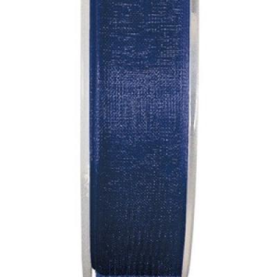 Ruban organdi 3mm bleu marine (x1) REF/2558