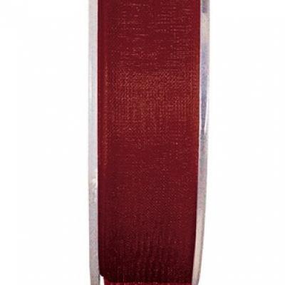 Ruban organdi bordeaux 7mm