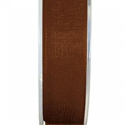 Ruban organdi chocolat 7mm