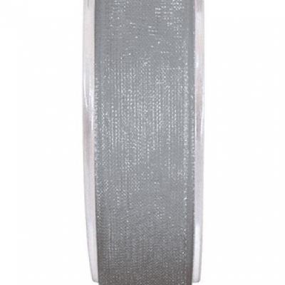 Ruban organdi gris 15mm