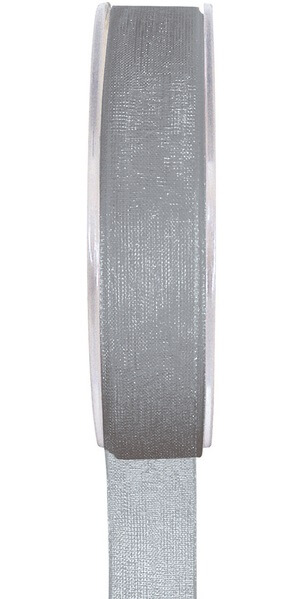 Ruban organdi gris 3mm
