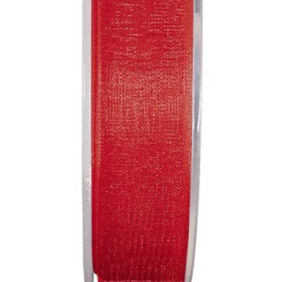 Ruban organdi rouge 3mm