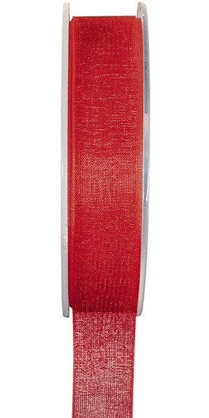 Ruban organdi rouge 3mm