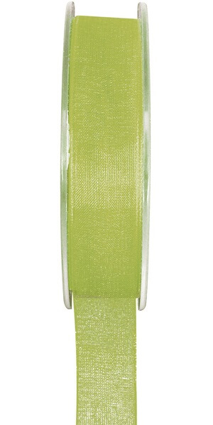 Ruban organdi vert 7mm