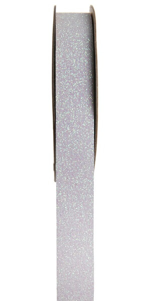 Ruban paillete autocollant blanc