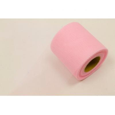 Ruban tulle rose 8cm x 20m (x1) REF/RL290