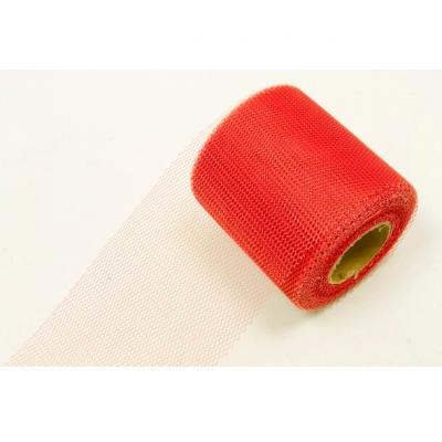 Ruban tulle rouge 8cm x 20m (x1) REF/RL290