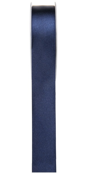 Ruban satin 3mm bleu marine