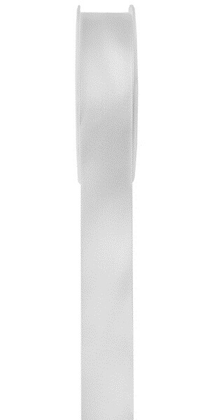 Ruban satin blanc 15mm