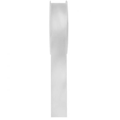 Ruban satin blanc 6mm x 25m (x1) REF/70080
