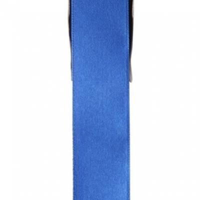 Ruban satin bleu 15mm