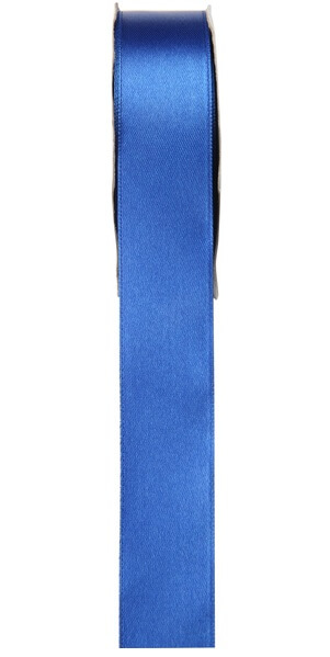 Ruban satin bleu 15mm