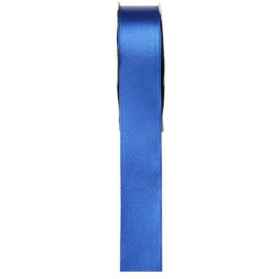 Ruban satin bleu 6mm x 25m