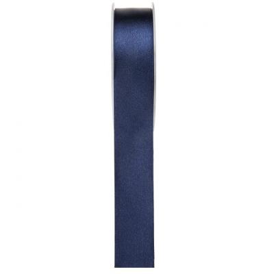 Ruban satin bleu marine 6mm x 25m (x1) REF/2719