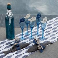 Ruban satin bleu marine pour decoration