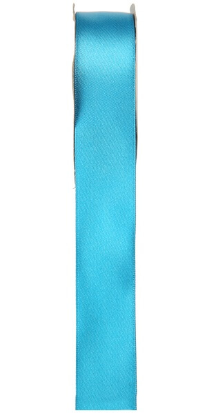 Ruban satin bleu turquoise 15mm
