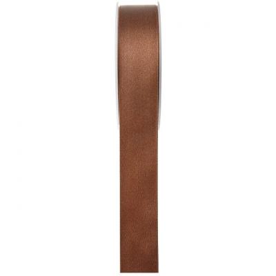 Ruban satin chocolat 6mm x 25m (x1) REF/70080