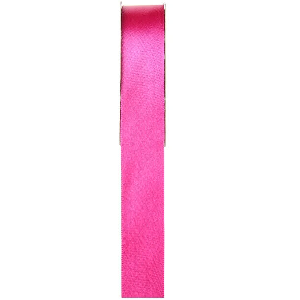 Ruban satin fuchsia 6mm x 25m