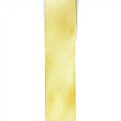 Ruban satin jaune 15mm