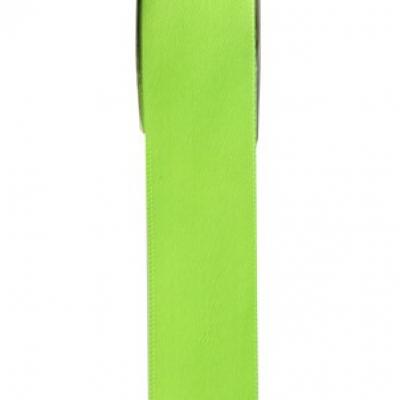Ruban satin vert anis 15mm