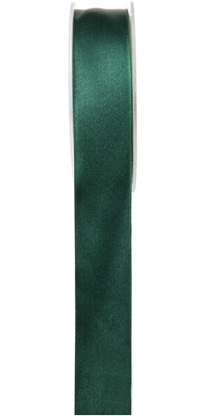 Ruban satin vert fonce 15mm