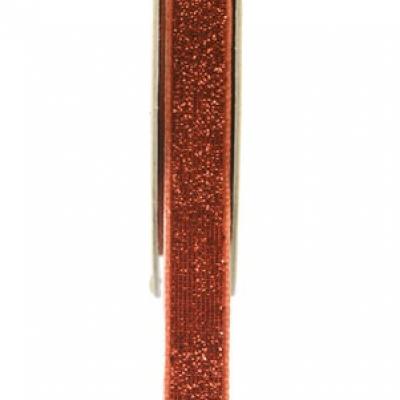 Ruban velour paillete autocollant cuivre