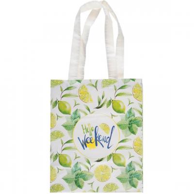 Sac en tissu coton réutilisable Summer Time (x1) REF/6442