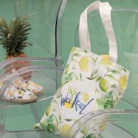 Sac en tissu coton reutilisable theme ile