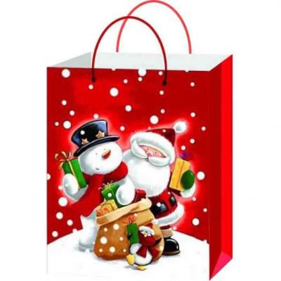 Sachet cadeau les amis du pere noel