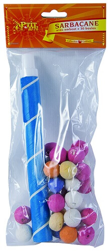 Sarbacane avec boules