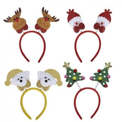 Serre tete de noel paillettes