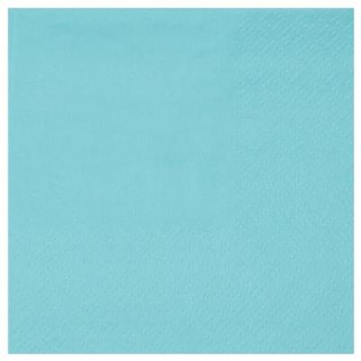 Serviette cocktail bleu ciel 6