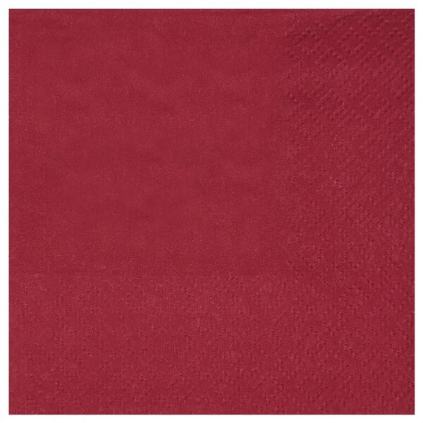 Serviette cocktail bordeaux 1