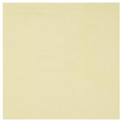Serviette cocktail ivoire