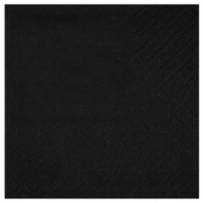 Serviette cocktail noir