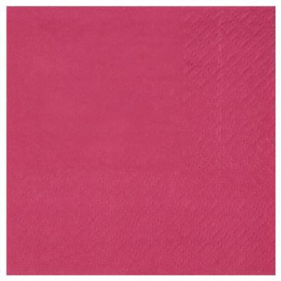 Serviette cocktail rose fuchsia