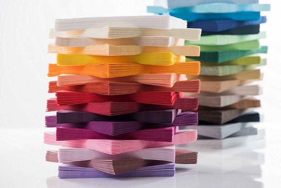 Serviette de table airlaid orange