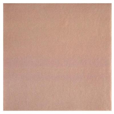 Serviette de table Airlaid rose gold (x25) REF/6808