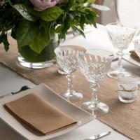 Serviette de table champetre elegante naturel