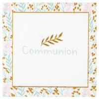 Serviette de table communion champetre