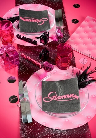 Serviette de table glamour 2